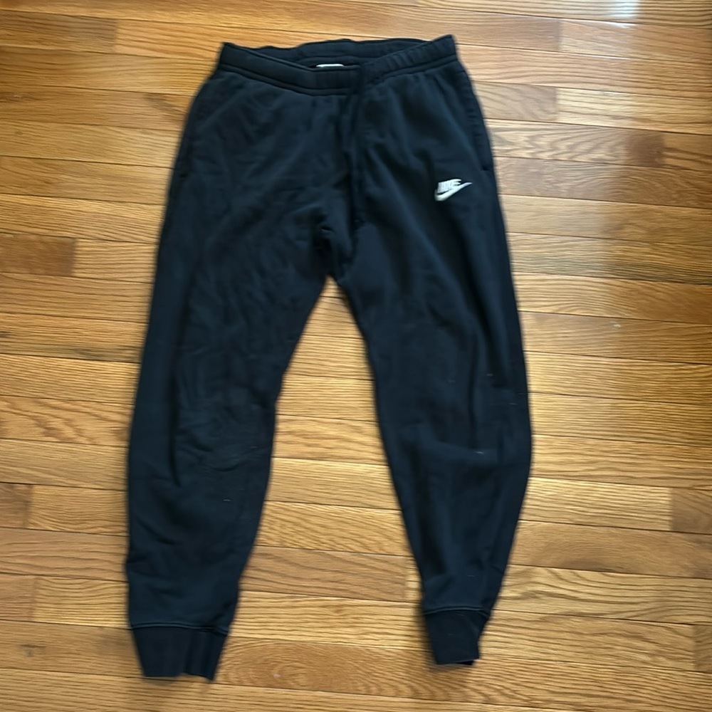 Men's black nike sweat pants Medium